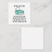 D'accompagnement Carte de retrait pour collègue ou patron, amusant  (Devant / Derrière)