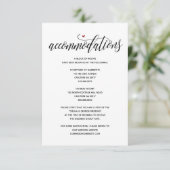 D'accompagnement Carte de séjour de mariage rustique moderne v1 (Debout devant)