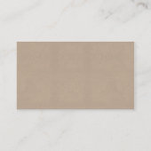 D'accompagnement Carte de site mariage | Rustic Country Kraft (Dos)
