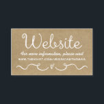 D'accompagnement Carte de site mariage | Rustic Country Kraft<br><div class="desc">Carte de site mariage | Rustic Country Kraft</div>