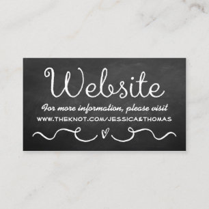 D'accompagnement Carte de site mariage Tableau noir