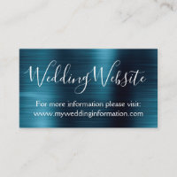 Carte de site Web Mariage bleu marine Insertion
