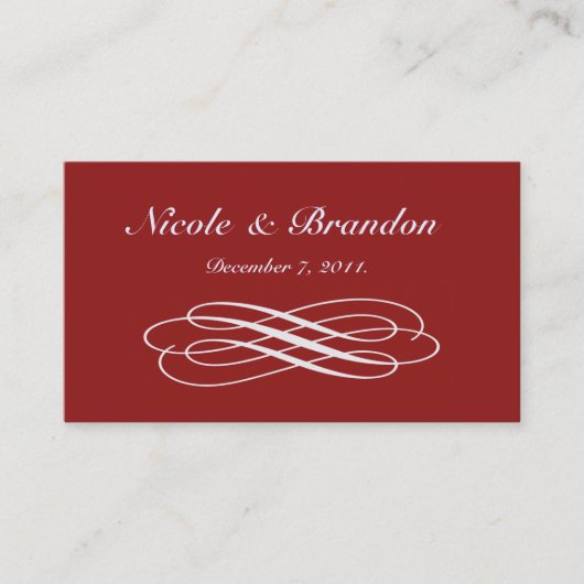 D'accompagnement Carte de site Web Mariage de contes fées d'argent  (Devant)