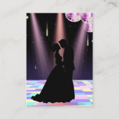 D'accompagnement Carte de site Web Mariage Disco personnalisable (Dos)