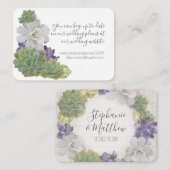 D'accompagnement Carte de site Web Mariage en bois de l'Ouest en bo (Devant / Derrière)