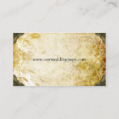 D'accompagnement Carte de site web vintage Steampunk Mariage (Dos)