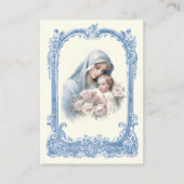 D'accompagnement Carte de souvenir de baptême de bébé catholique (Devant)