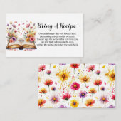 D'accompagnement Carte de thème avec livre et anneau (Devant / Derrière)