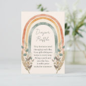 D'accompagnement Carte de tirage au sort de couche Boho Rainbow – A (Debout devant)