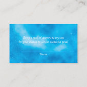 D'accompagnement Carte de tirage au sort de couche céleste étoiles (Dos)