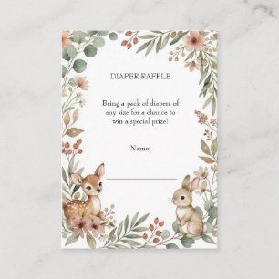 D'accompagnement Carte de tirage au sort de couche pour Baby Shower