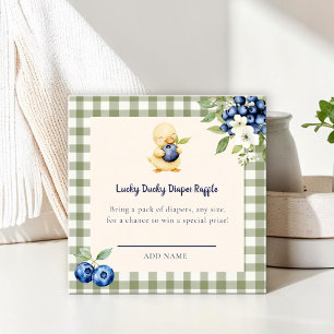 D'accompagnement Carte de tirage au sort de couche pour Baby Shower