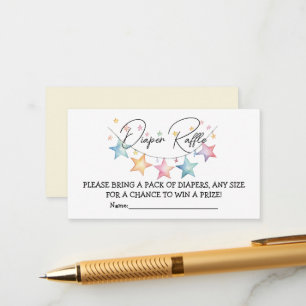 D'accompagnement Carte de tirage au sort de couche pour Baby Shower