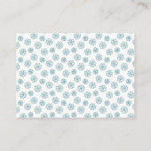 D'accompagnement Carte de tirage au sort de couche pour bébé fille (Dos)