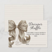 D'accompagnement Carte de tirage au sort de couche pour bébé Stripe (Devant / Derrière)