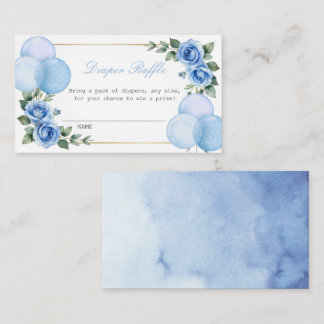 D'accompagnement Carte de tirage au sort de couche pour garçon flor