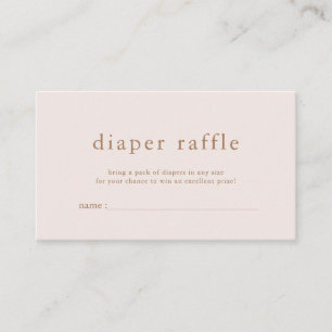 D'accompagnement Carte de tirage au sort de couche ROWAN Rose Gold
