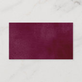 D'accompagnement Carte de tombola à couche d'aquarelle burgundy fle (Dos)