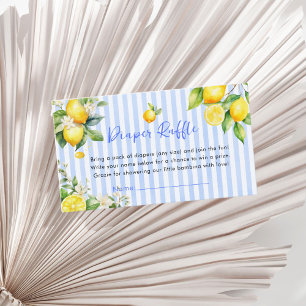 D'accompagnement Carte de tombola de couches Ciao Baby Citron Bleu