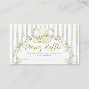 D'accompagnement Carte de tombola de couches pour Baby Shower Agnea