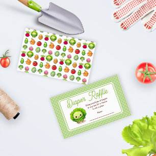 D'accompagnement Carte de tombola de couches pour Baby Shower Cute 
