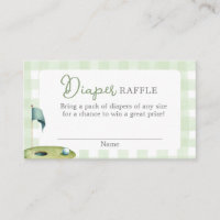 Carte de tombola de couches pour Baby Shower de go