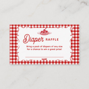 D'accompagnement Carte de tombola de couches pour Baby Shower Littl