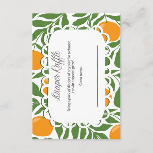 D'accompagnement Carte de tombola de couches pour Baby Shower Littl