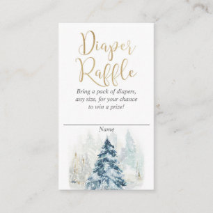D'accompagnement Carte de tombola de Noël d'hiver et de couche de n