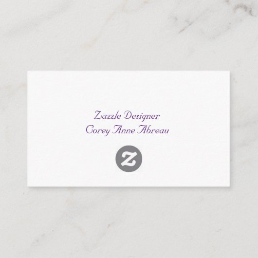 D'accompagnement Carte de visite (Dos)