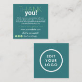 D'accompagnement Carte de visite d'appréciation du client (Devant / Derrière)