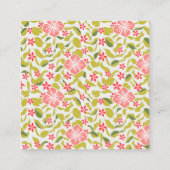 D'accompagnement Carte de visite d'appréciation florale (Dos)