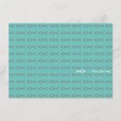 D'accompagnement Carte de visite de Jésus Fish Text (Devant)