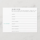 D'accompagnement Carte de visite de Jésus Fish Text (Dos)