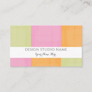 D'accompagnement Carte de visite de la boutique de créatrice girly 