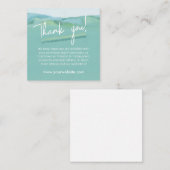 D'accompagnement Carte de visite de Merci professionnel (Devant / Derrière)