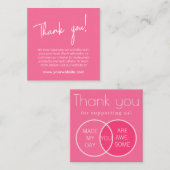 D'accompagnement Carte de visite diagramme de Venn (Devant / Derrière)