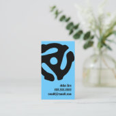 D'accompagnement carte de visite d'insertion d'enregistrement à 45  (Debout devant)