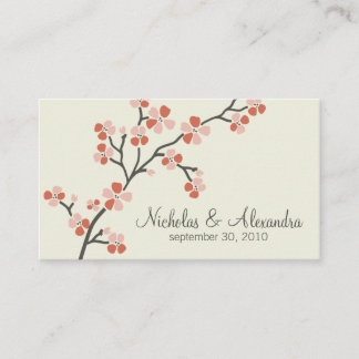 D'accompagnement Carte de visite pour entreprise de mariage aux fle