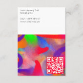 D'accompagnement Carte de visite surdimensionnée pour enseignant d' (Dos)