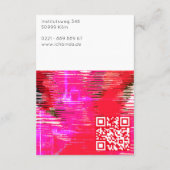 D'accompagnement Carte de visite surdimensionnée pour enseignant d' (Dos)