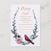 D'accompagnement Carte de voeux de la mère botanique Prières (Devant)