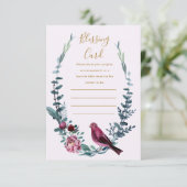 D'accompagnement Carte de voeux de la mère botanique Prières (Debout devant)