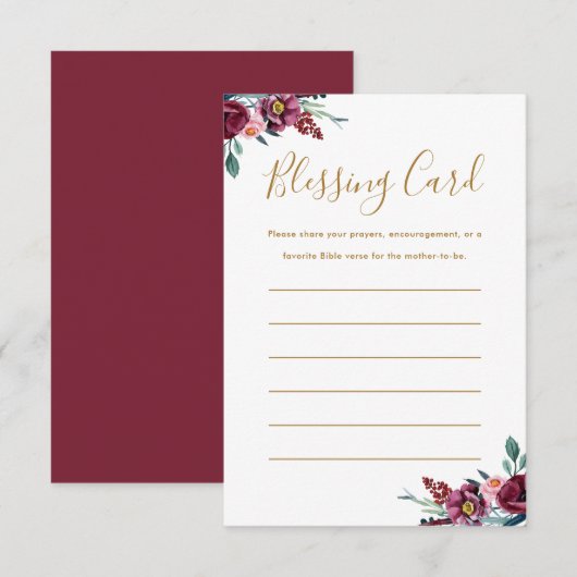 D'accompagnement Carte de voeux de la mère bourguignonne Prières (Devant / Derrière)