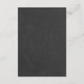 D'accompagnement Carte de voeux de mariage avec fleurs sur tableau  (Dos)