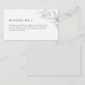 D'accompagnement Carte de voeux encadrée avec illustration botaniqu (Devant / Derrière)