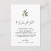 D'accompagnement Carte de voeux Mariage de Noël (Devant)