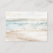 D'accompagnement carte de voeux pour la plage tropicale (Dos)