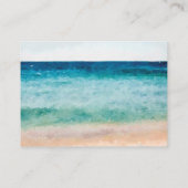 D'accompagnement carte de voeux pour la plage tropicale (Dos)