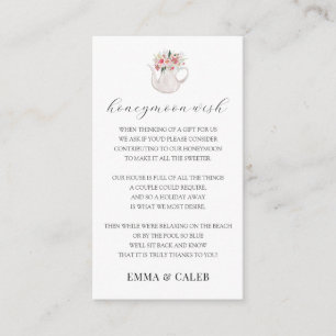D'accompagnement Carte de vœux pour le cadeau de lune de miel